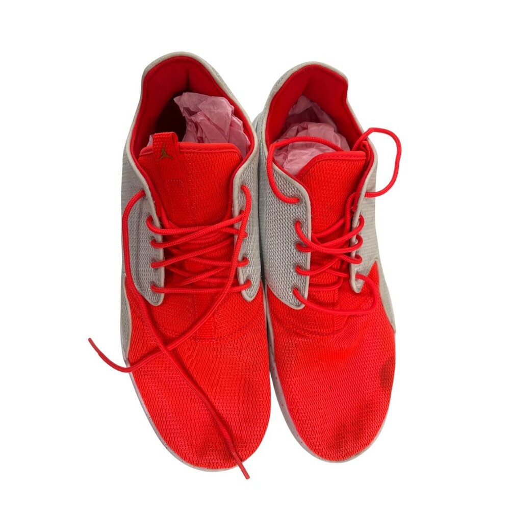 Nike Air Jordan Eclipse Red & Gray Mesh Mens Sneakers Size 13 C328 - Picture 1 of 13